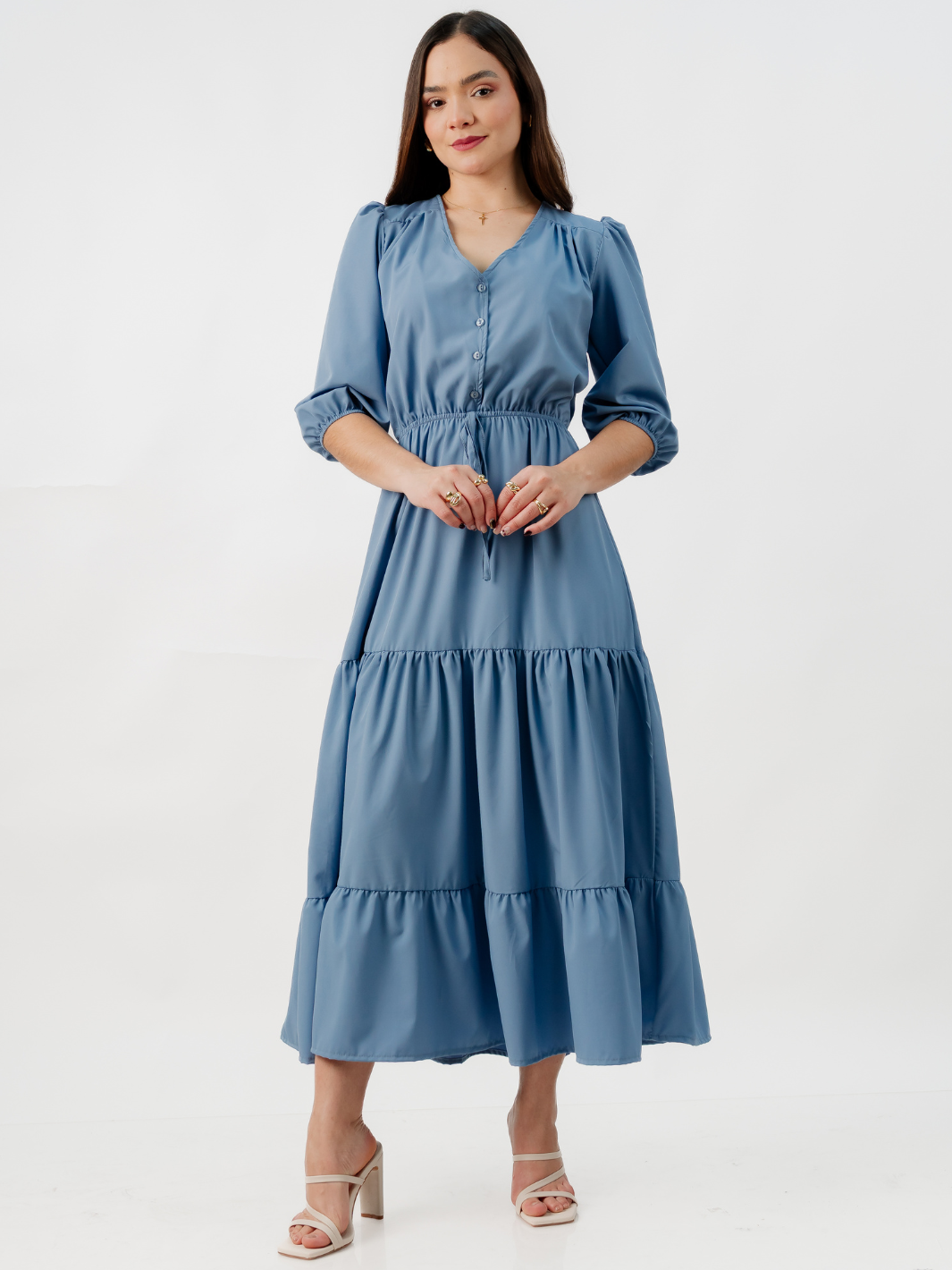 VESTIDO CASUAL LARGO CONSUELO ITALIANO