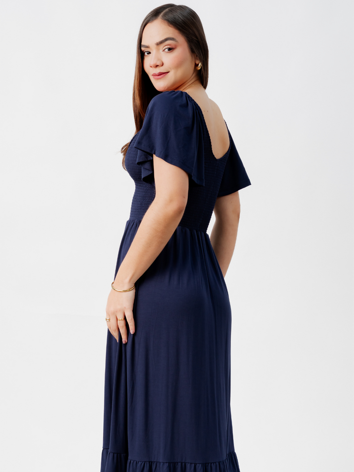 VESTIDO CASUAL DESIREE AZUL