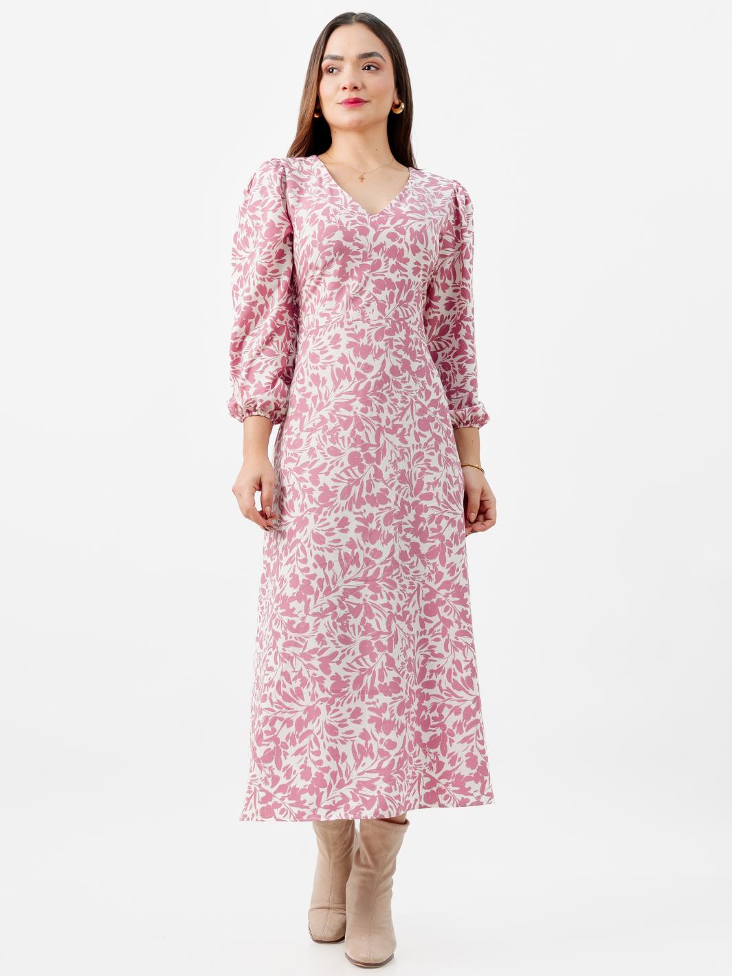 VESTIDO LARGO BRITISH PERLA