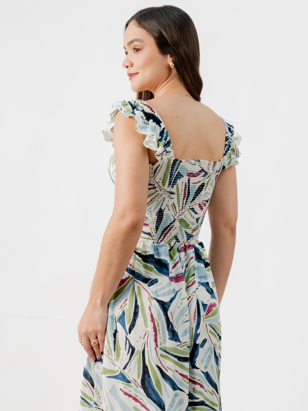 VESTIDO CASUAL LARGO SANDY PERLA