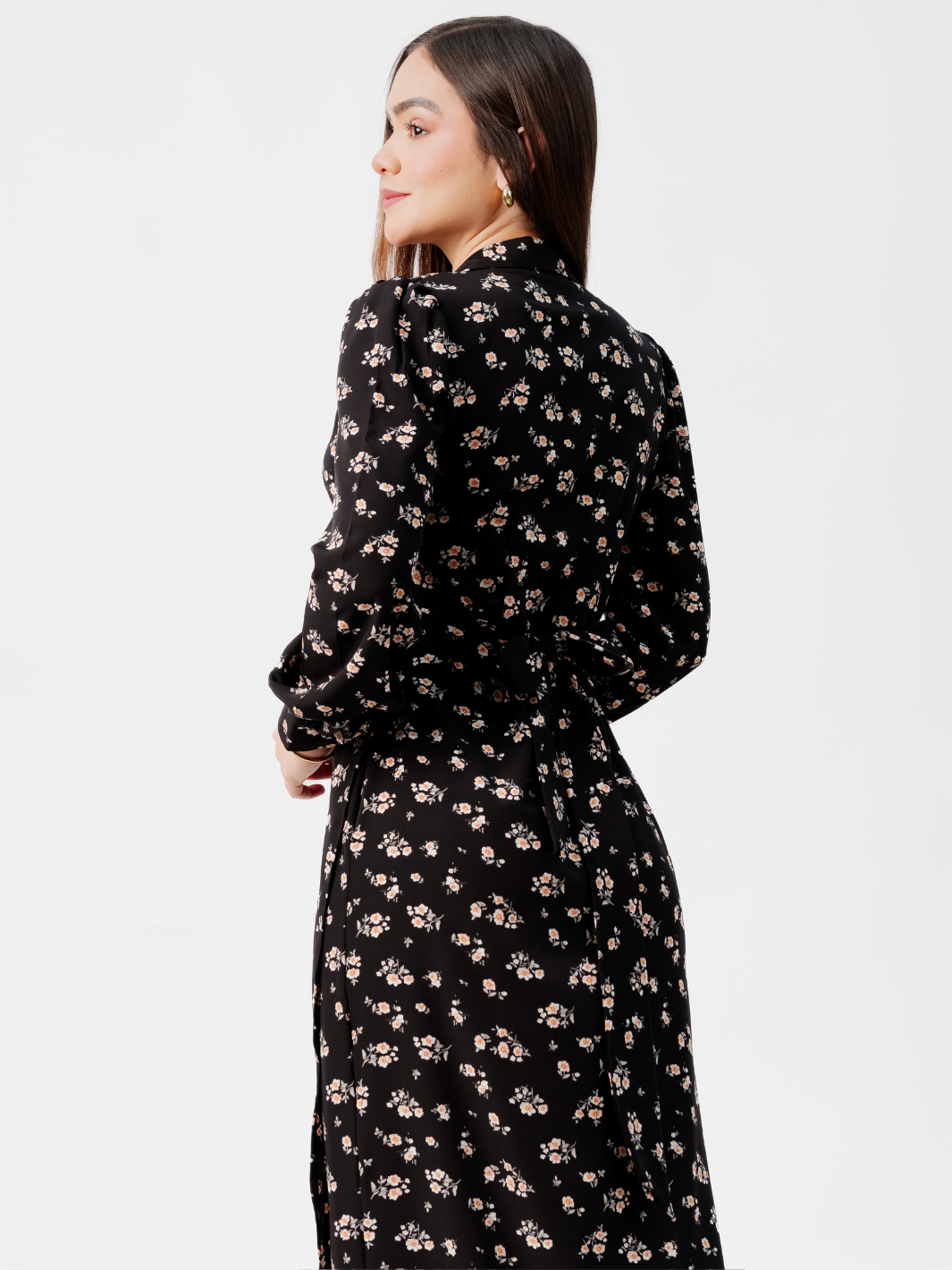VESTIDO ENVOLVENTE RAYZA NEGRO