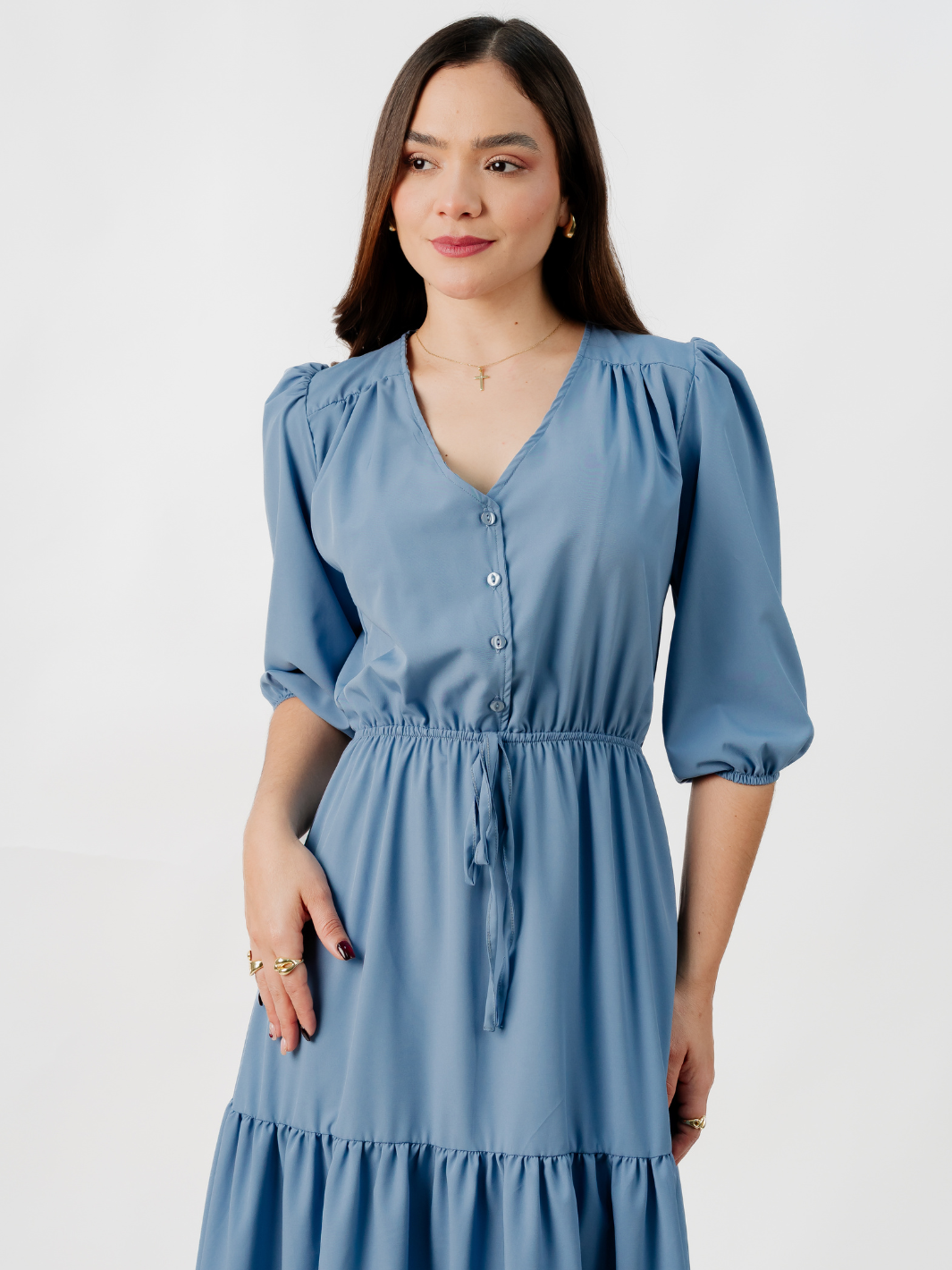 VESTIDO CASUAL LARGO CONSUELO ITALIANO