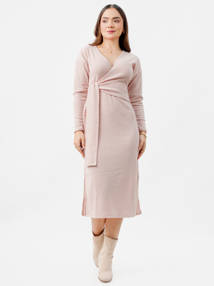VESTIDO JOLIE - PALO ROSA