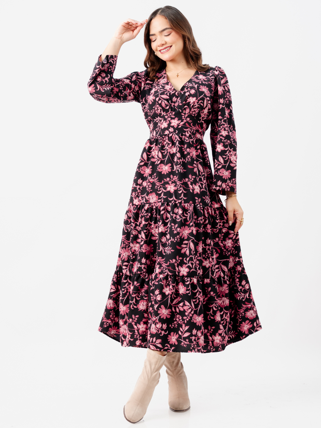 VESTIDO MARGARET - NEGRO