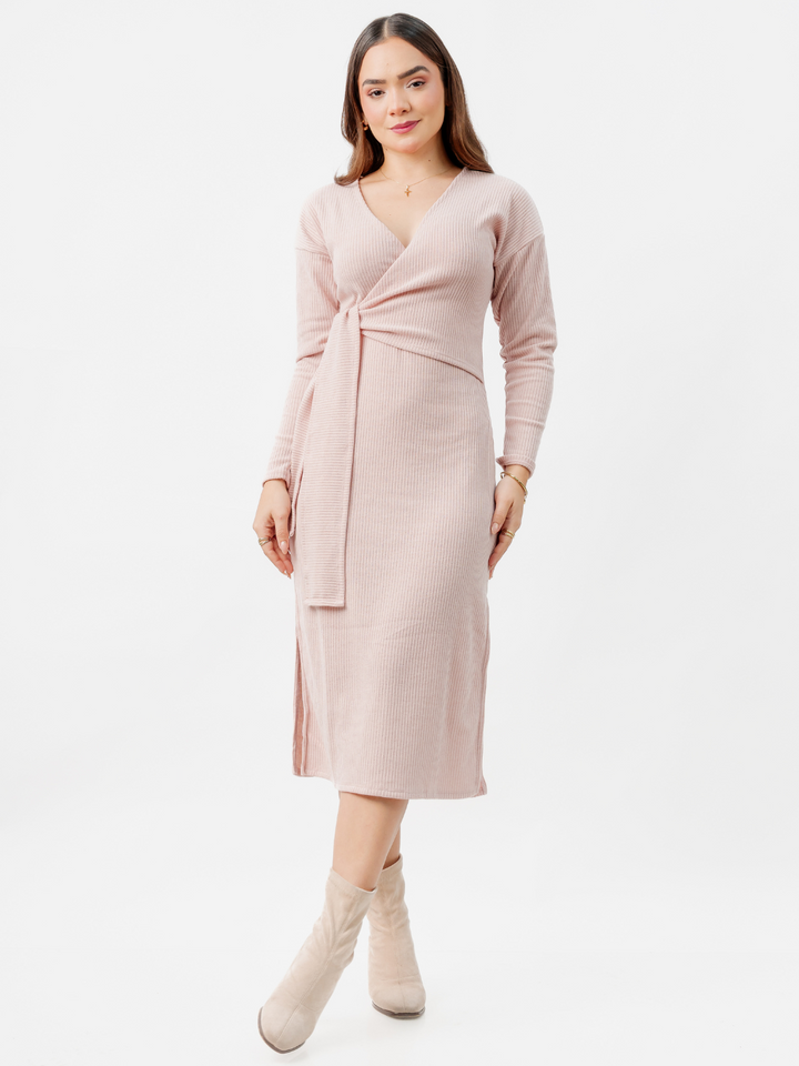 VESTIDO JOLIE - PALO ROSA