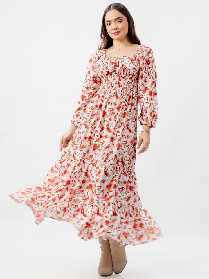 VESTIDO GIORGIA - TERRACOTA