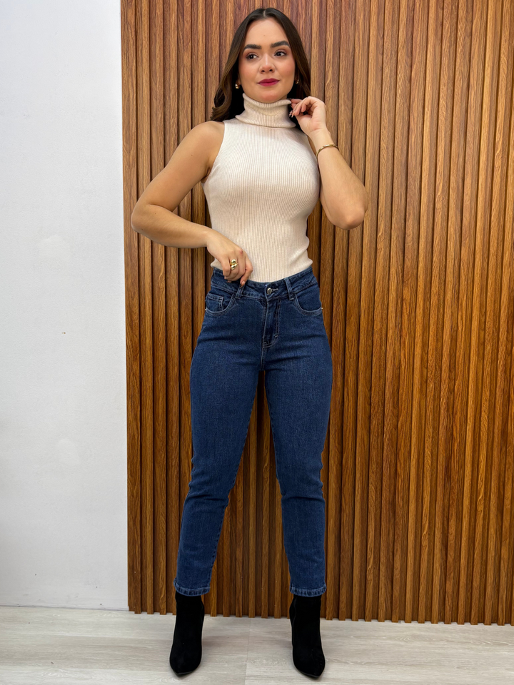 TOP TEJIDO SIN MANGAS LUCIA CREMA