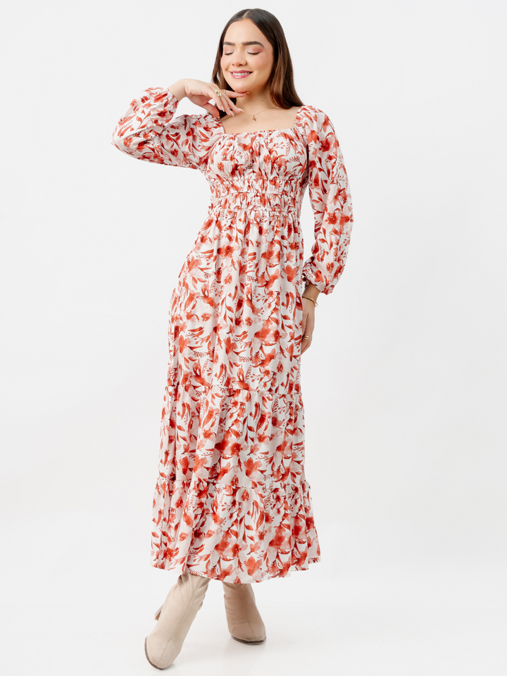 VESTIDO GIORGIA - TERRACOTA