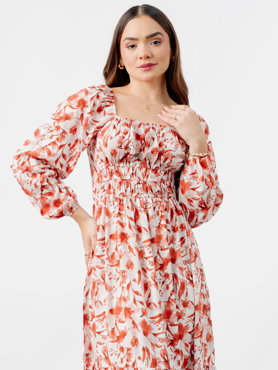 VESTIDO GIORGIA - TERRACOTA