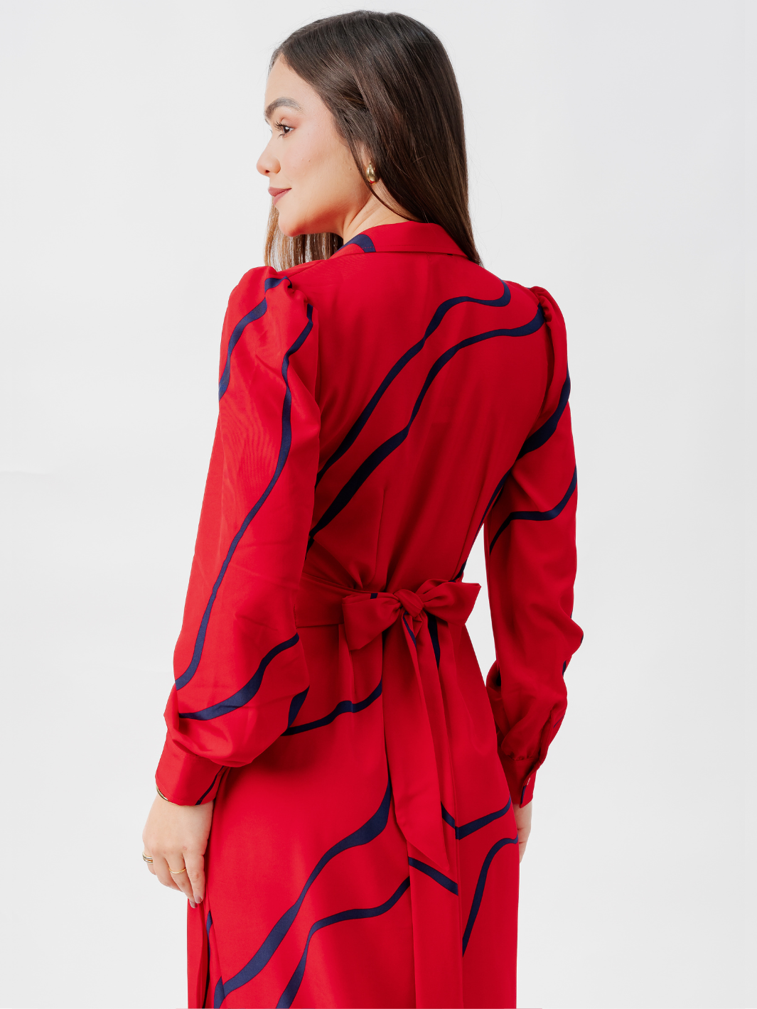 VESTIDO ENVOLVENTE RAYZA ROJO