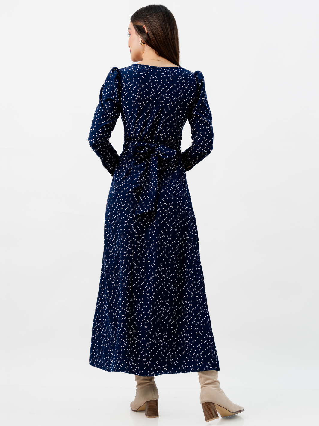 VESTIDO LARGO CAMILA AZUL