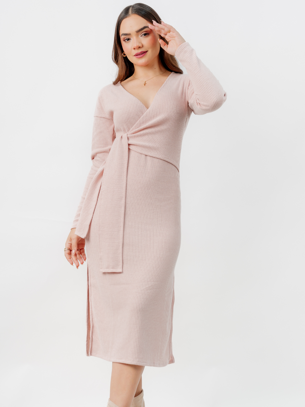 VESTIDO JOLIE - PALO ROSA