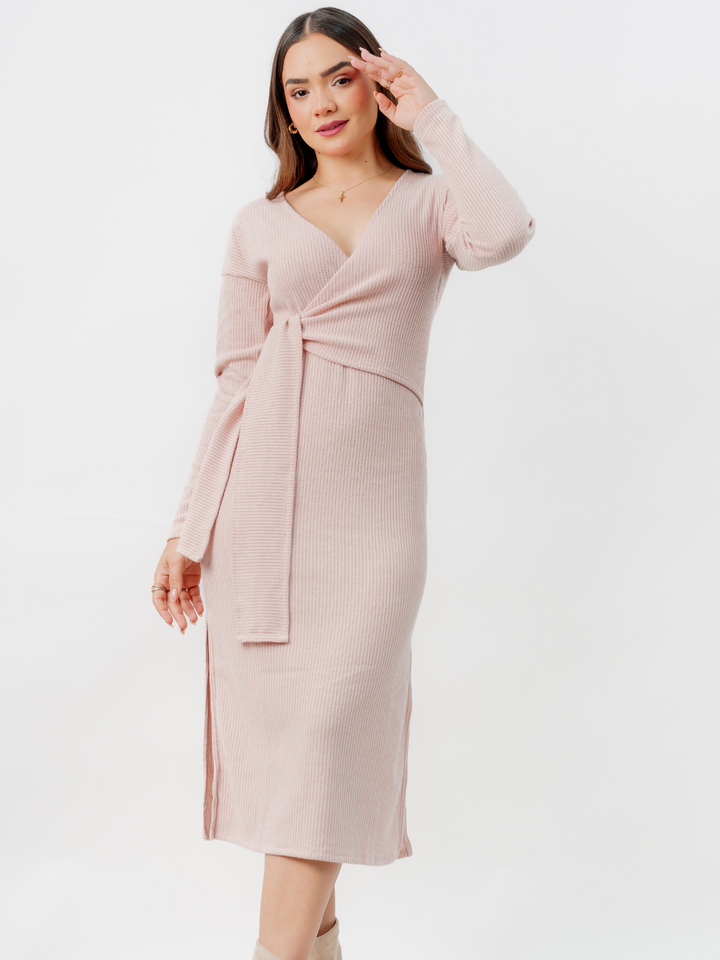 VESTIDO JOLIE - PALO ROSA