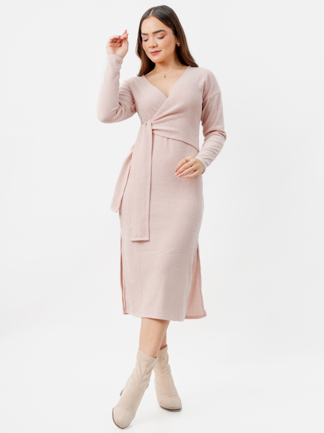 VESTIDO JOLIE - PALO ROSA