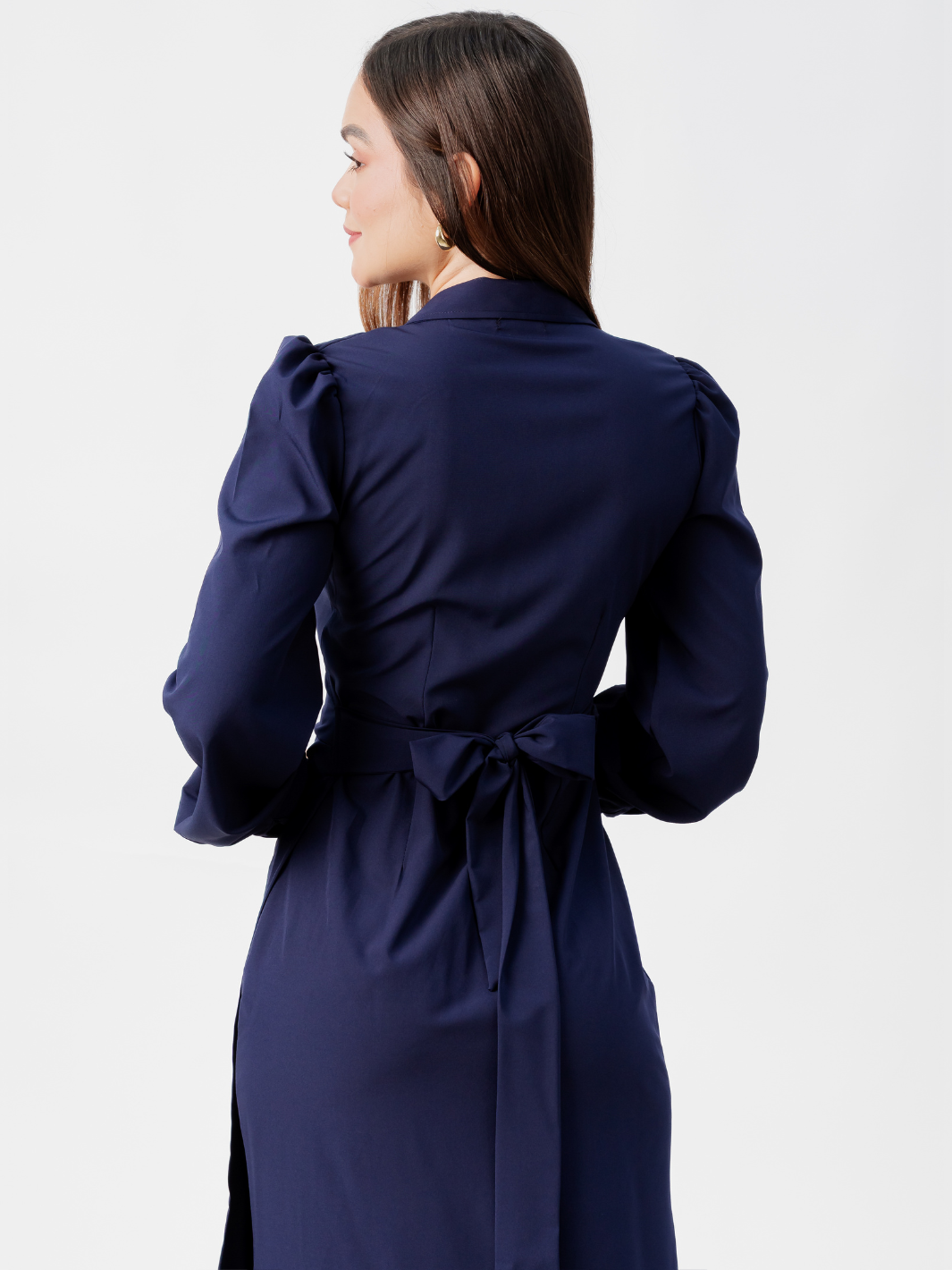 VESTIDO ENVOLVENTE RAYZA AZUL