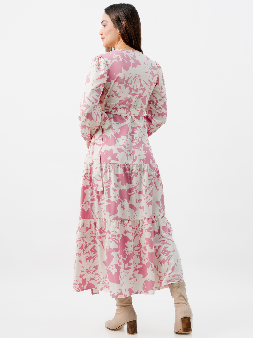 VESTIDO ENVOLVENTE VELVET PERLA