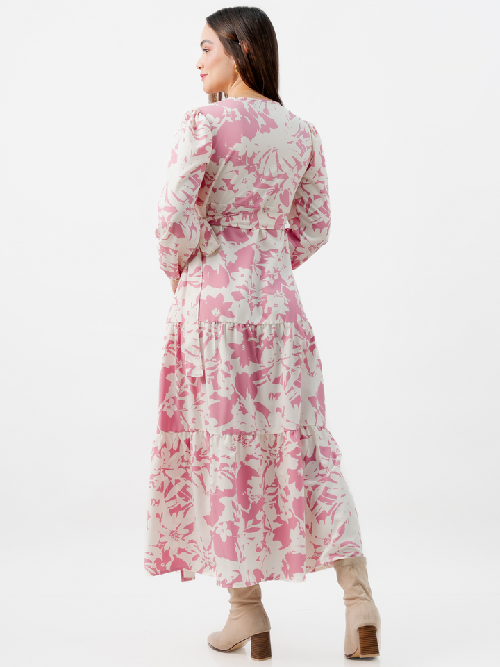 VESTIDO ENVOLVENTE VELVET PERLA