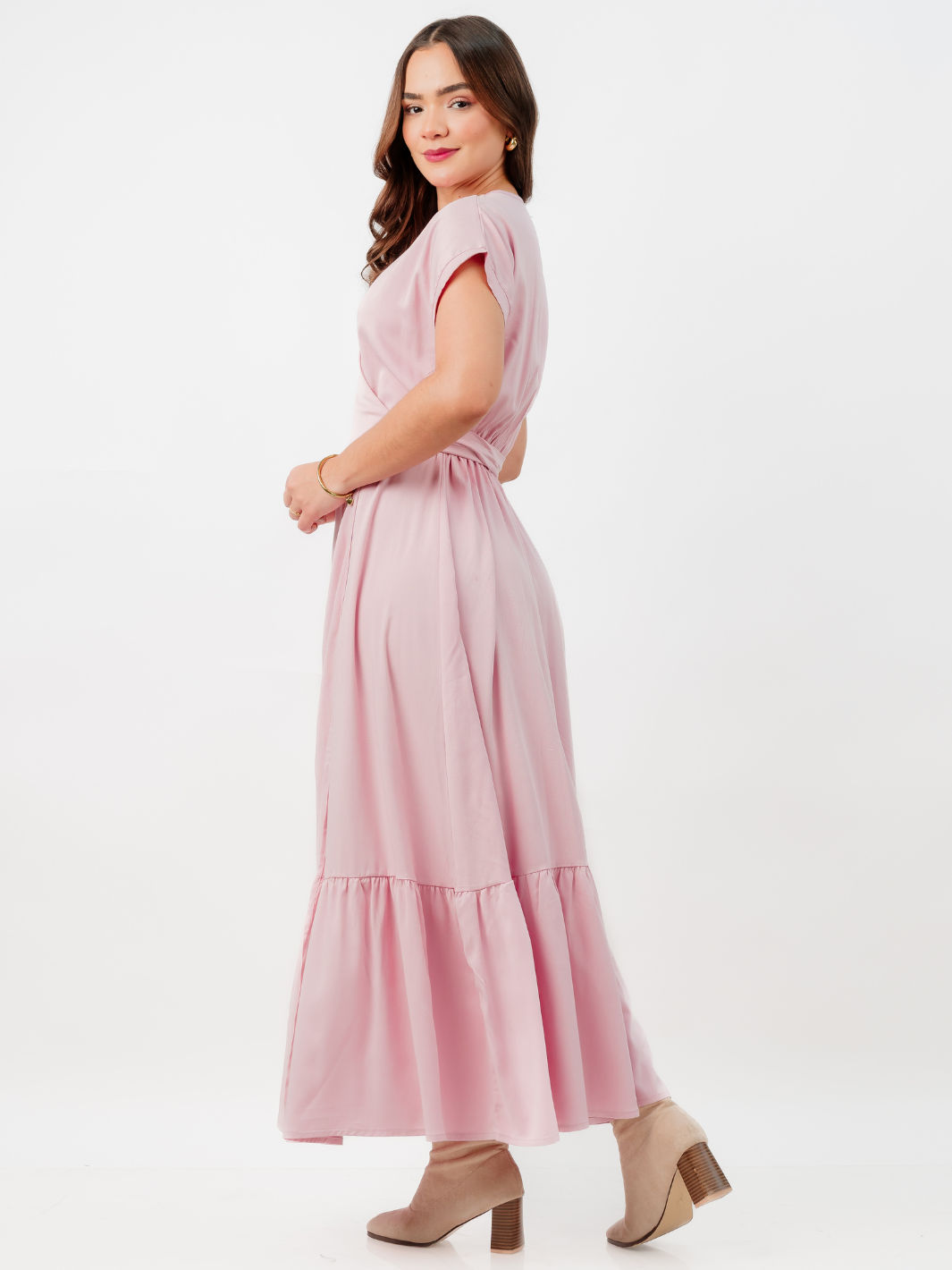 VESTIDO CELINE - PALO ROSA