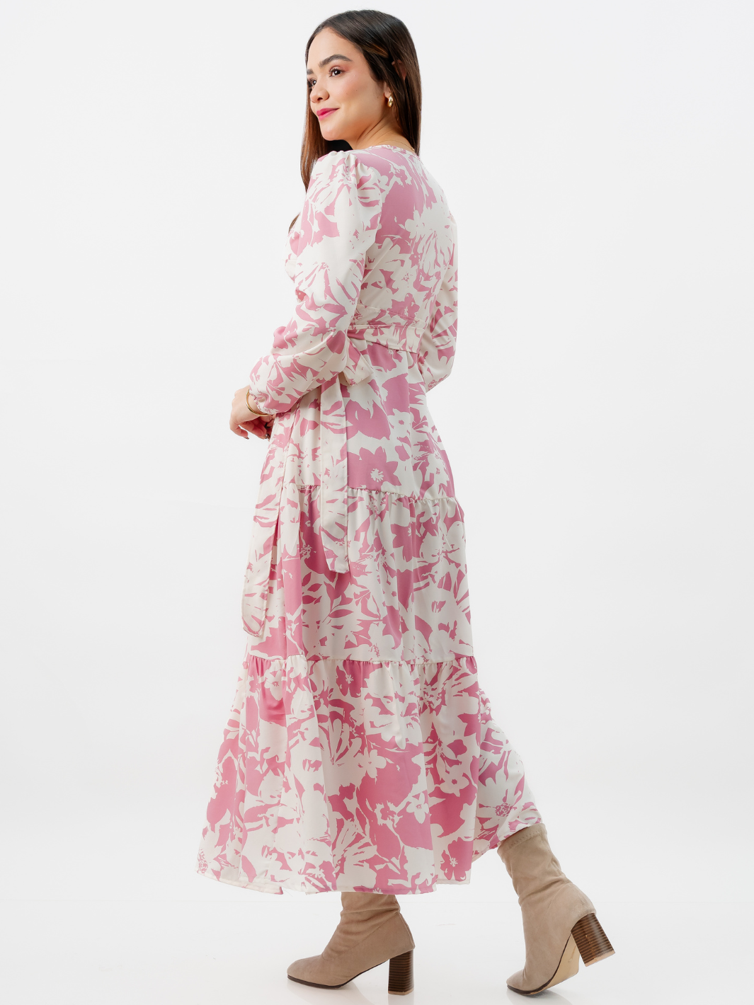 VESTIDO ENVOLVENTE VELVET PERLA