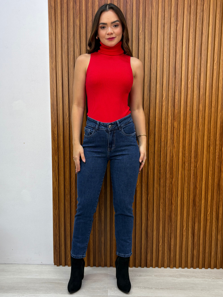 TOP TEJIDO SIN MANGAS LUCIA ROJO