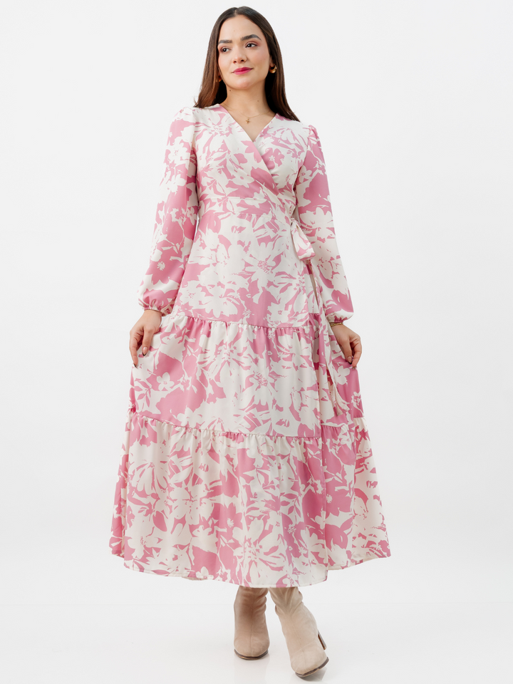 VESTIDO ENVOLVENTE VELVET PERLA