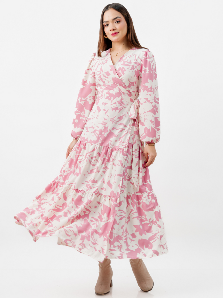 VESTIDO ENVOLVENTE VELVET PERLA