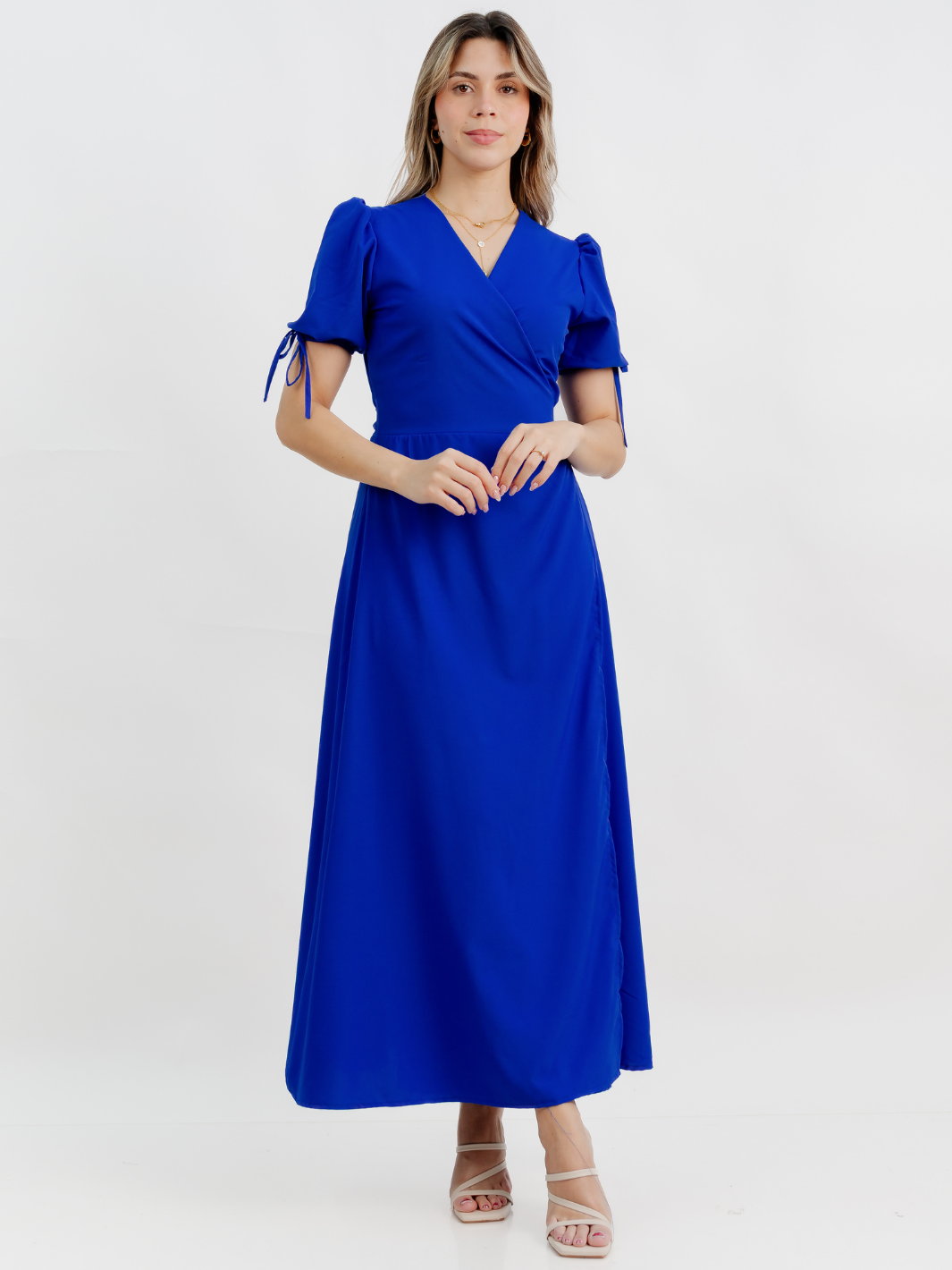 VESTIDO ENVOLVENTE BRISA AZULINO