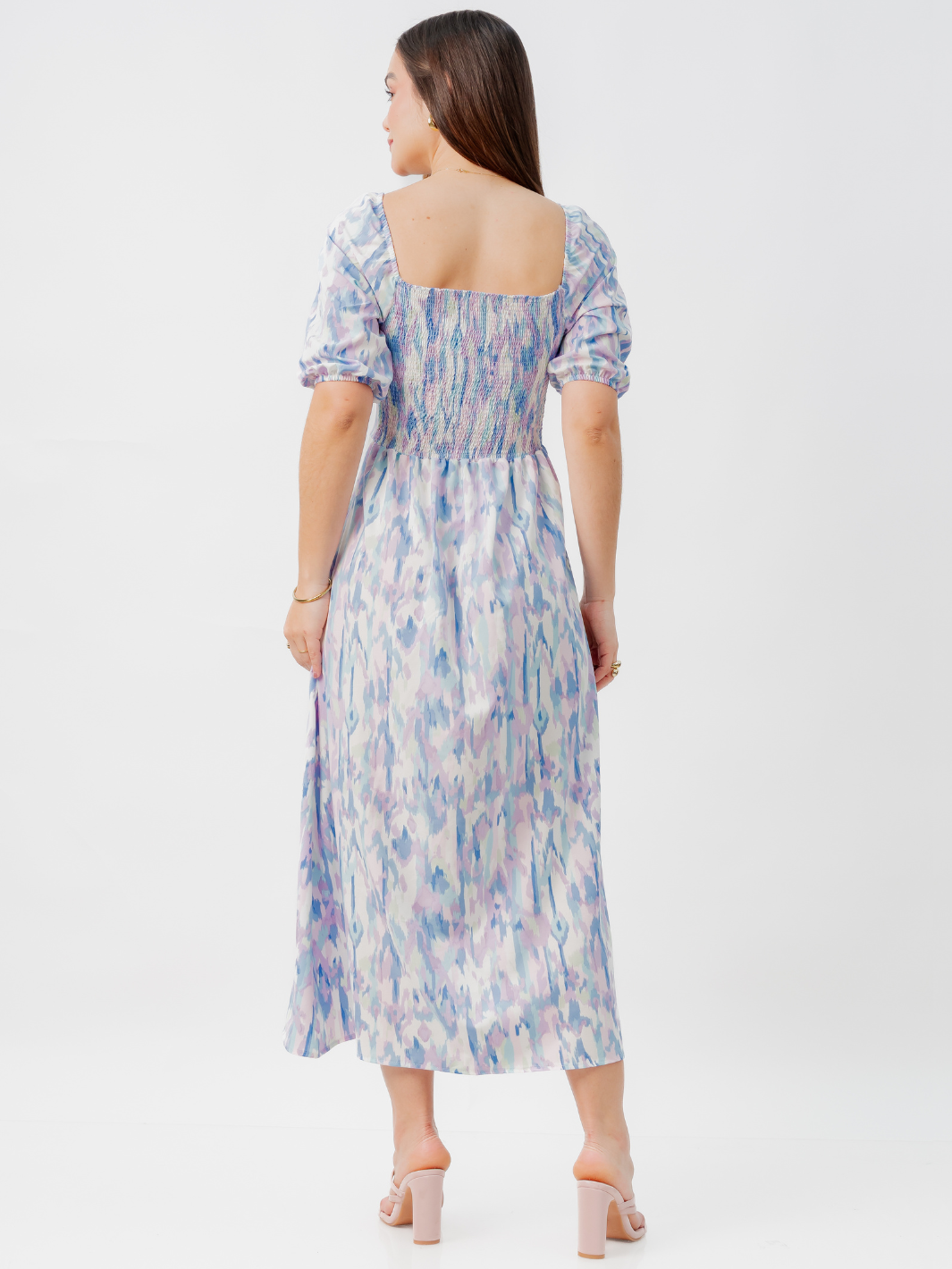 VESTIDO CASUAL LARGO ALONDRA LILA