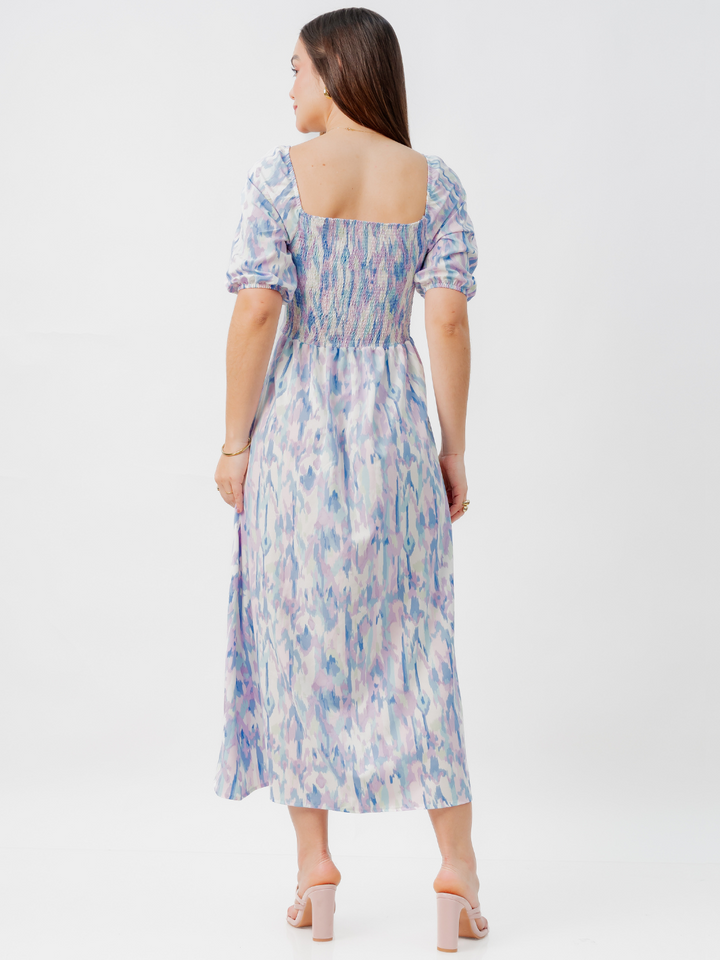 VESTIDO CASUAL LARGO ALONDRA LILA