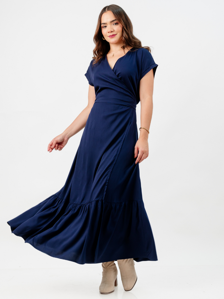 VESTIDO CELINE - AZUL