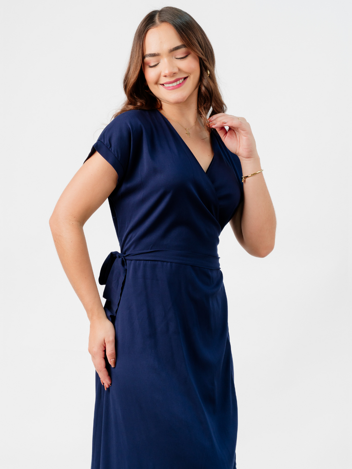 VESTIDO CELINE - AZUL