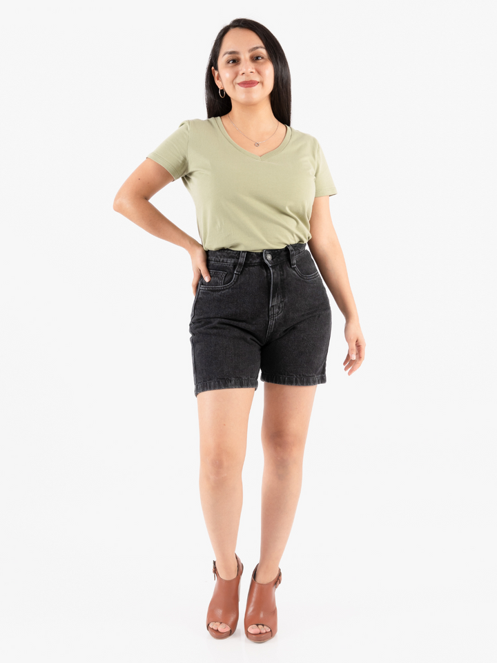 SHORT JEAN GIGI - NEGRO