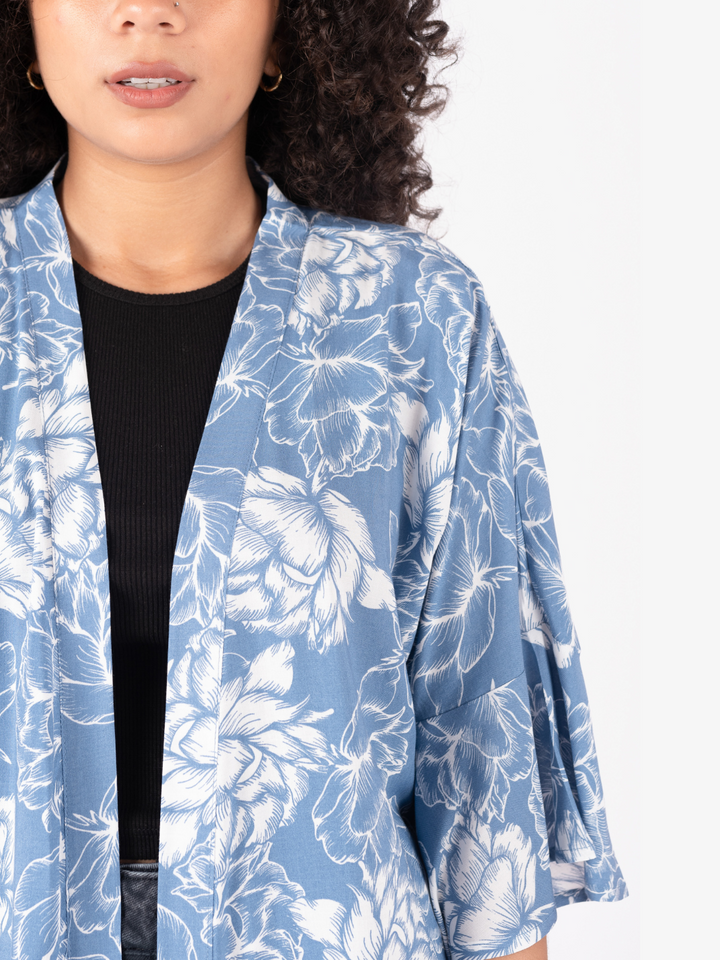 KIMONO GINA - ACERO