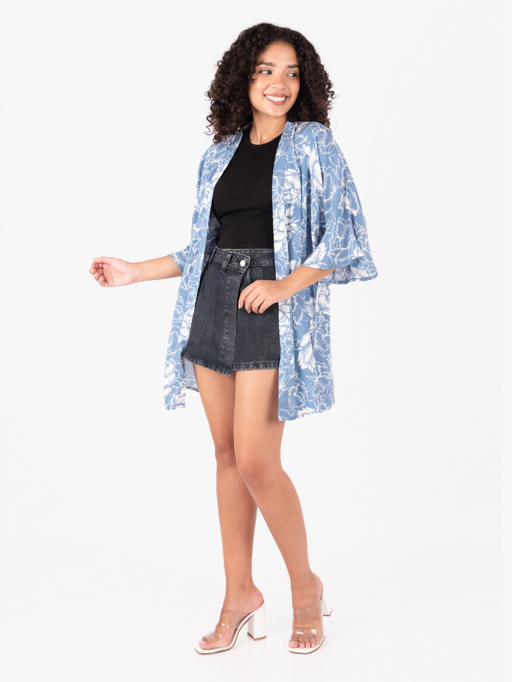 KIMONO GINA - ACERO