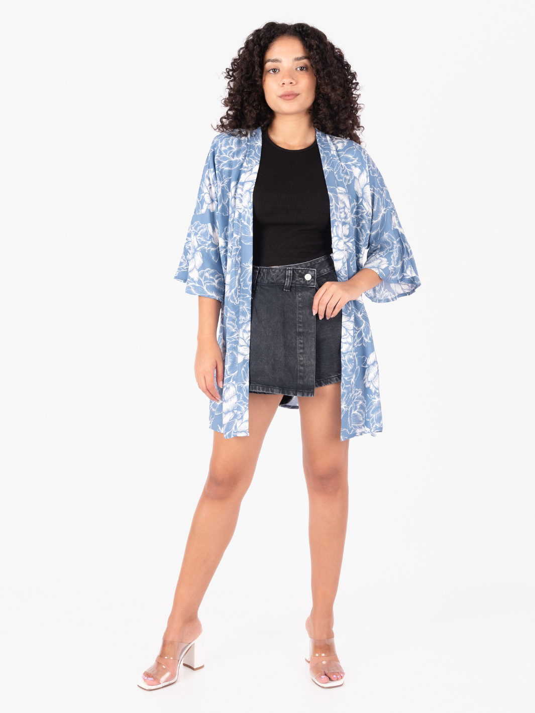 KIMONO GINA - ACERO