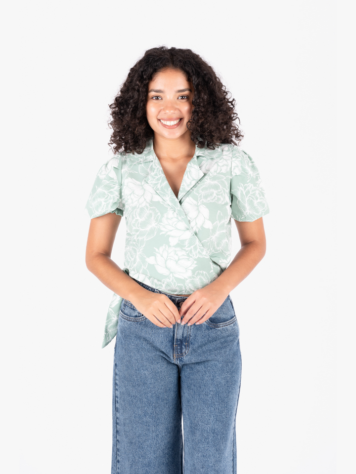 BLUSA IVANA - VERDE MANZANA