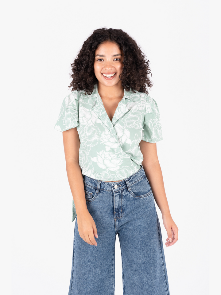BLUSA IVANA - VERDE MANZANA