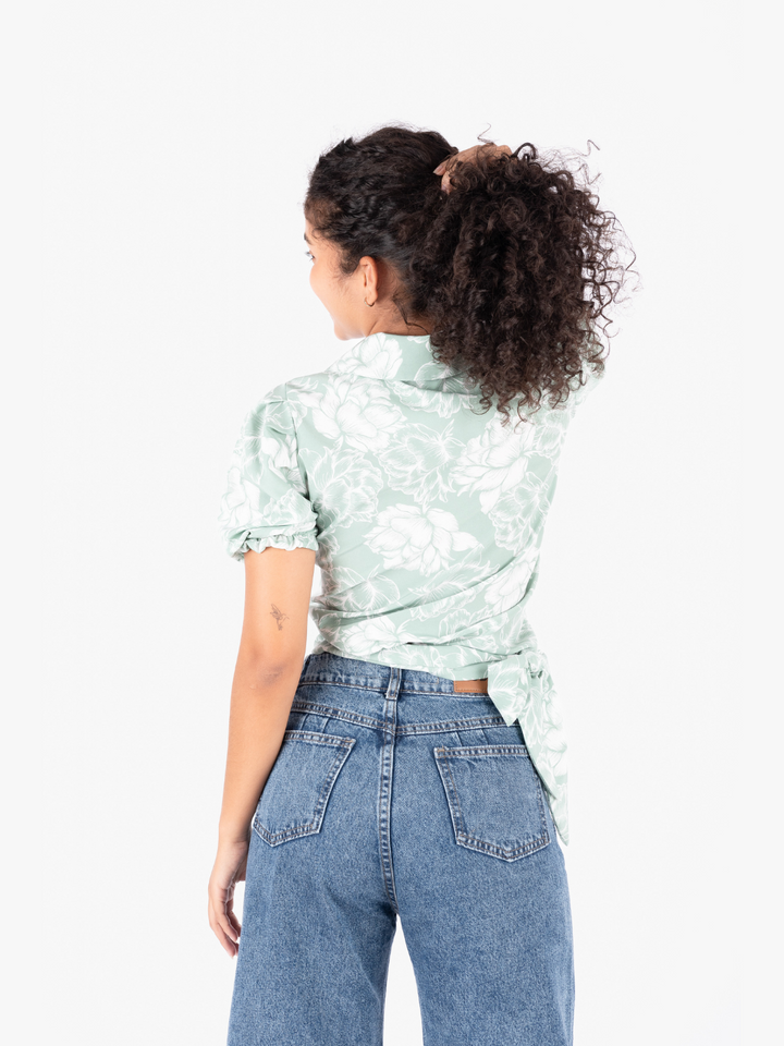 BLUSA IVANA - VERDE MANZANA