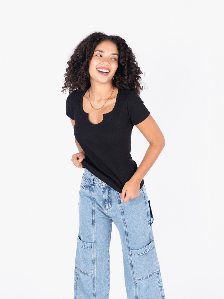 POLO CHIARA - NEGRO