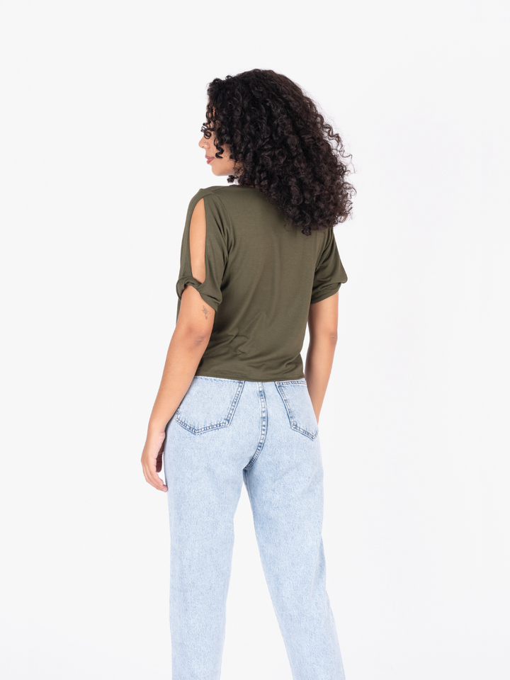 POLO MABEL - VERDE MILITAR