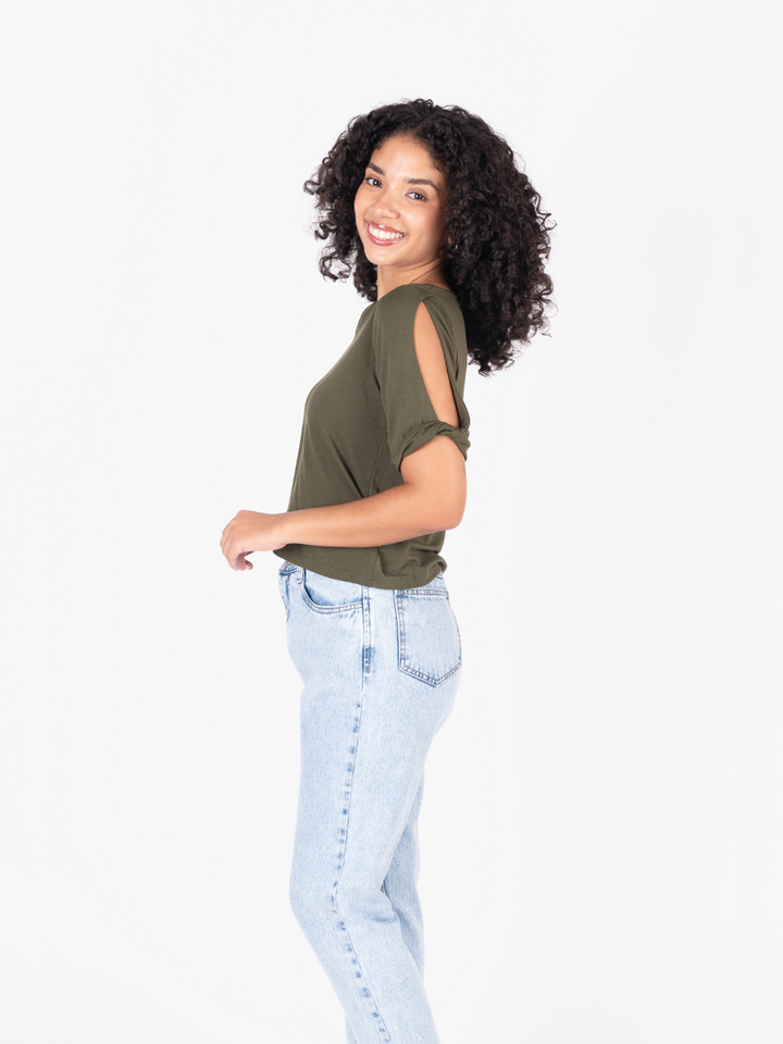POLO MABEL - VERDE MILITAR