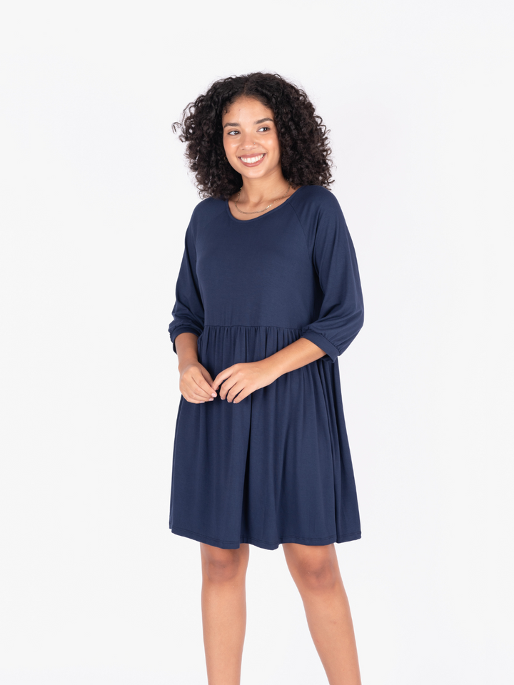 VESTIDO KARIN - AZUL NOCHE
