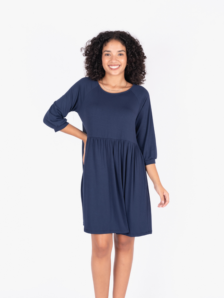 VESTIDO KARIN - AZUL NOCHE