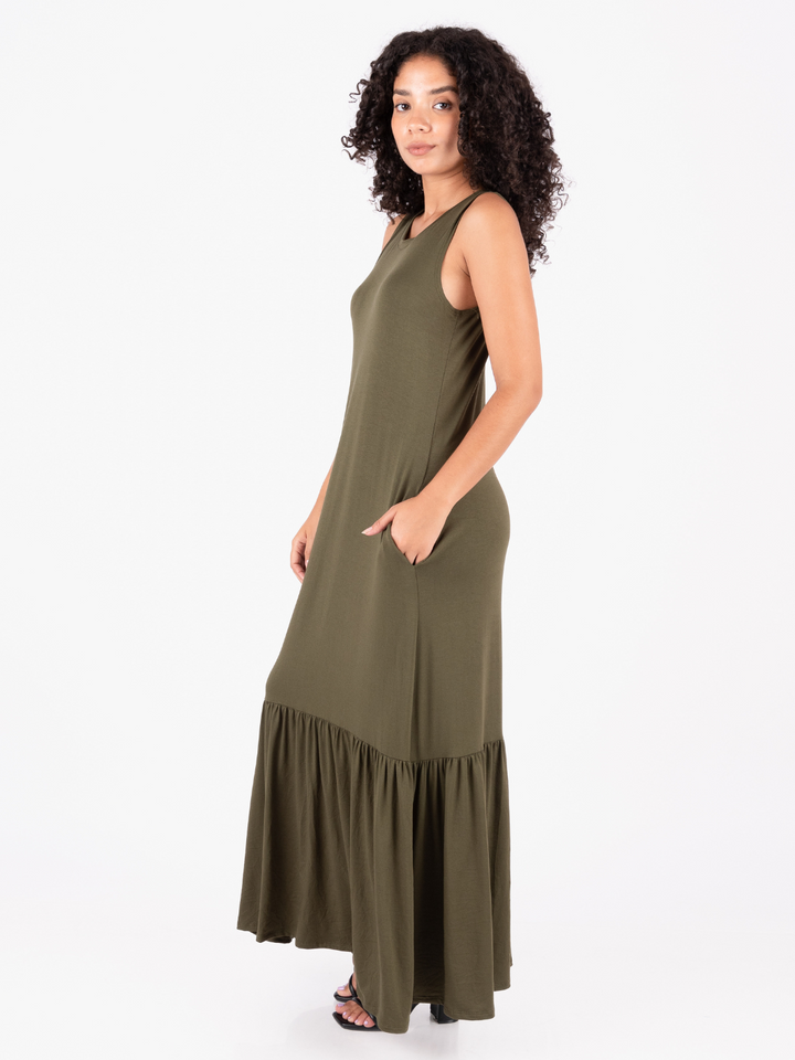 VESTIDO LUCIA - VERDE MILITAR