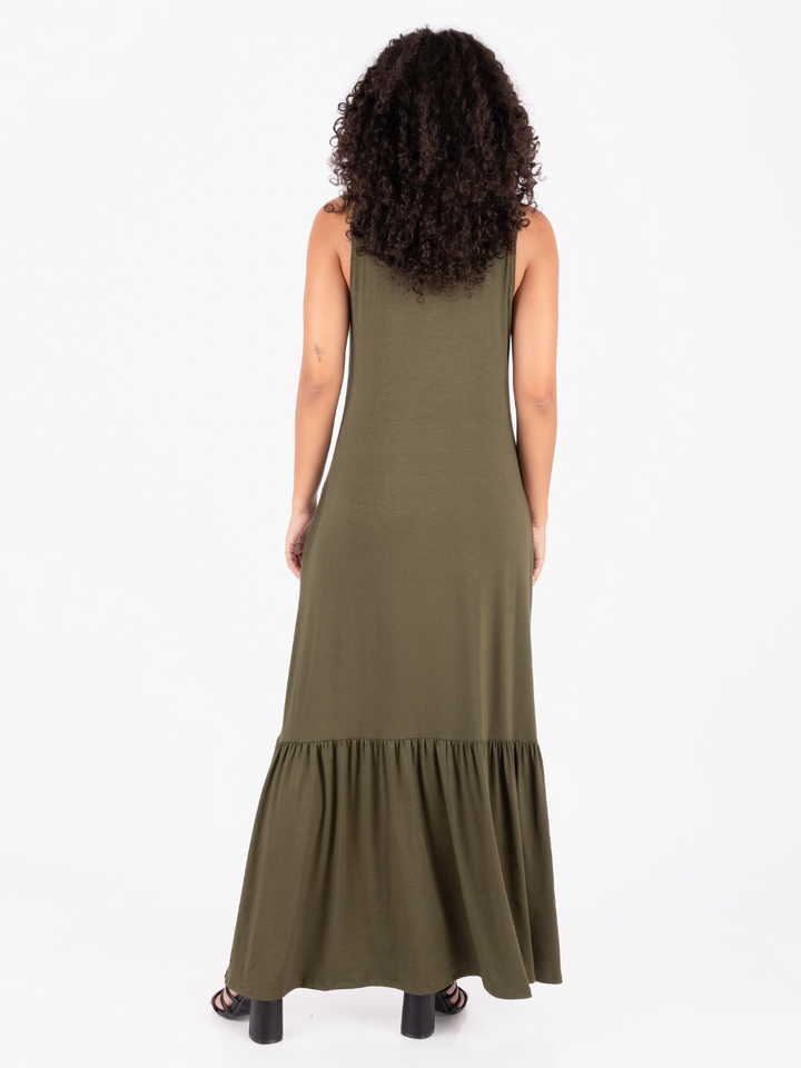 VESTIDO LUCIA - VERDE MILITAR