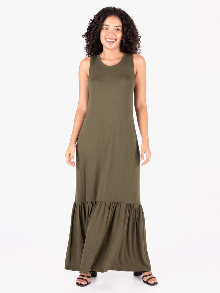 VESTIDO LUCIA - VERDE MILITAR